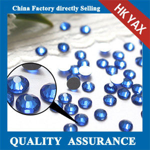 non cristallo di rocca della parte posteriore piana del hotfix, negozio della vendita all'ingrosso del cristallo di rocca del flatback di alta qualità, cristallo di rocca non caldo della correzione per arte del chiodo