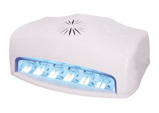 Pink Nail Curing 54W UV Lamp With ABS Plastic, On / Off Switch For Nail Beauty