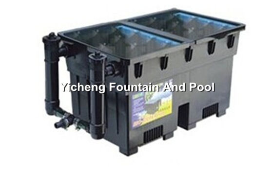 Construction Type Biological Fish Pond Filtration System , UV Filtration System