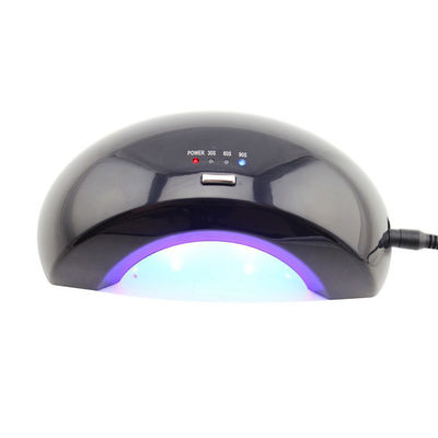Long Life Pink / Black Mini 6w Led Lamp Nail Dryer With Bridge Shape