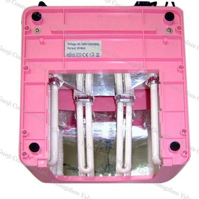 110 - 120v Harmless Professional UV Nail Lamp 36W 50 - 60HZ With Odorless Curing