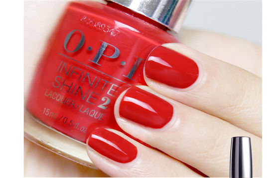 O líquido das senhoras do tipo de OPI personalizou cores longas do verniz para as unhas 15ml últimas