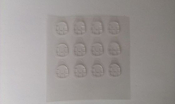 Transparent glue tab for finger , ABS / PET Nail Art Tool